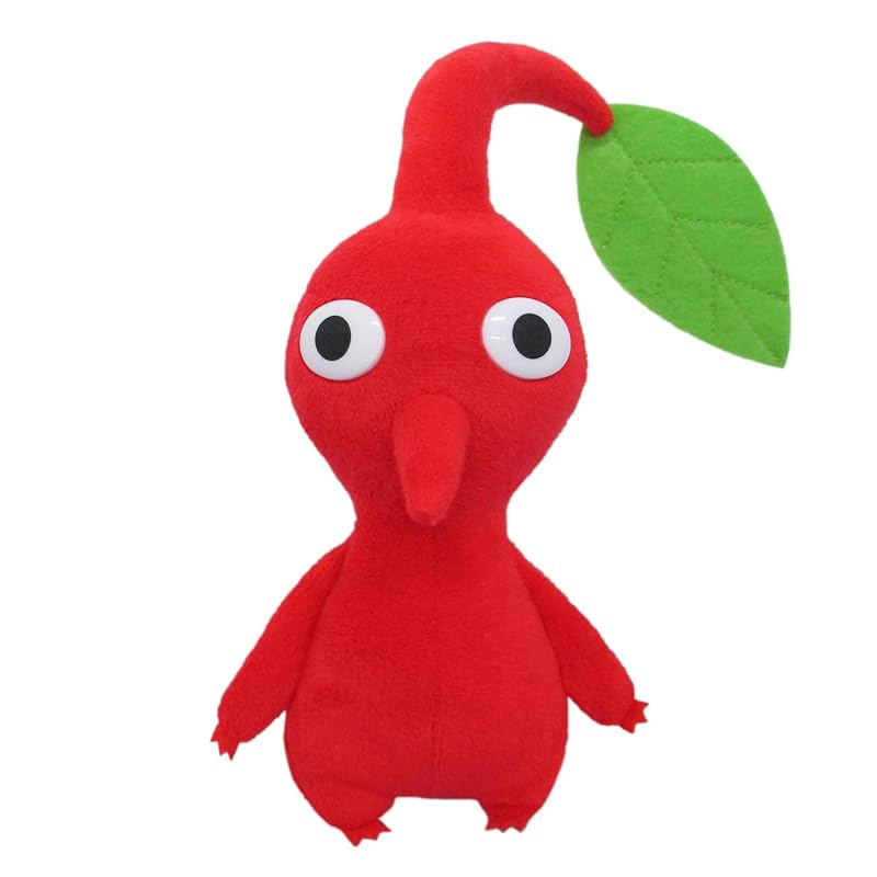 Sanei Boeki Pikmin ALL STAR COLLECTION Плюшевая игрушка, Красный Пикмин, Ш9 x Г9 x В17см, PK01