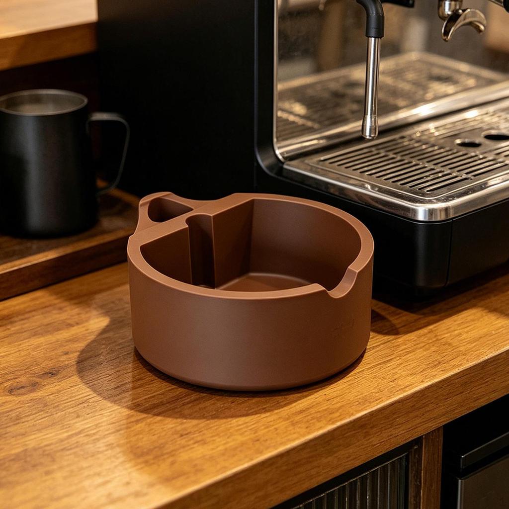 Box Accessory Espresso Dump Bin Grounds Container for Cafe Restaurant