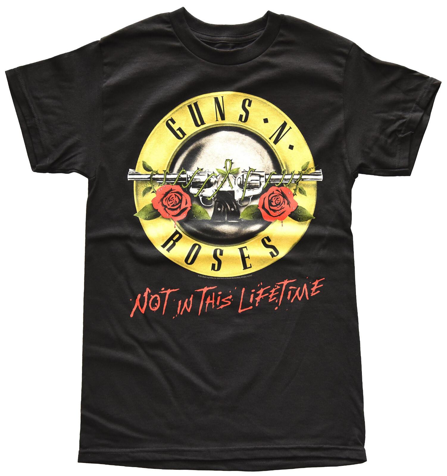 Guns N Roses GNR Not In This Lifetime Концертный Тур Мужская Черная Футболка Новая M