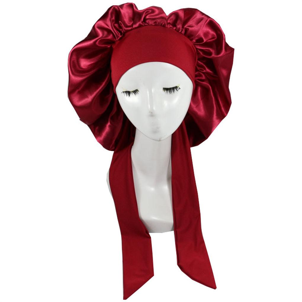 Women Sleep Cap Hair Loss Bonnet Head Wrap Nightcap Reusable Sleeping Hat Protector Ladies Hairstyling Salon Barbershop
