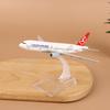 16 cm Turkish Airlines Boeing 777 Legierungs-Flugzeugmodell Maßstab 1:400 Metall Flugzeug Replika Diecast Flugzeug Luftfahrt Sammlerstücke