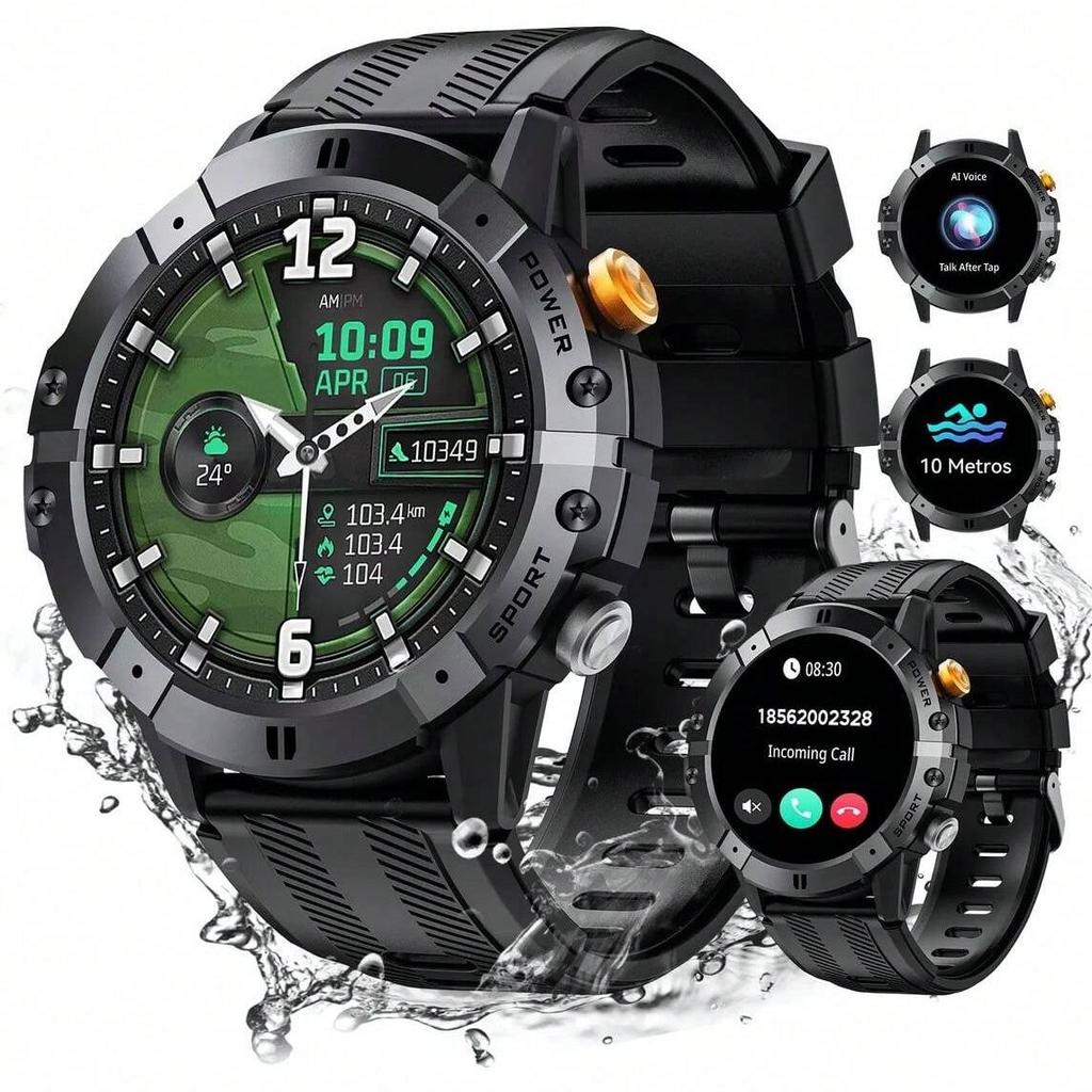 Cubot C29 Smartwatch 1.52-inch 1ATM Waterproof Sport Watch for Men 410mAh Battery, Bluetooth Call, Heart Rate&24H Health Monitor