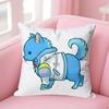 Chibi Aoba SSeragaki Kissenbezüge für Schlafzimmer Wohnzimmer Sofa Heimdeko Polyester Kissenbezug mit Reißverschluss