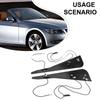 Do BMW serii 3 Kabriolet Zestaw Naprawczy Słupka C Dachu Numer OEM 54317135351