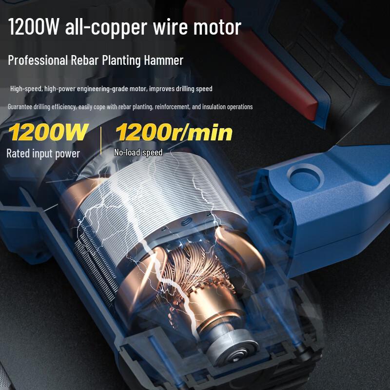 Dongcheng Rotary Hammer Drill CN plug (adapter included)