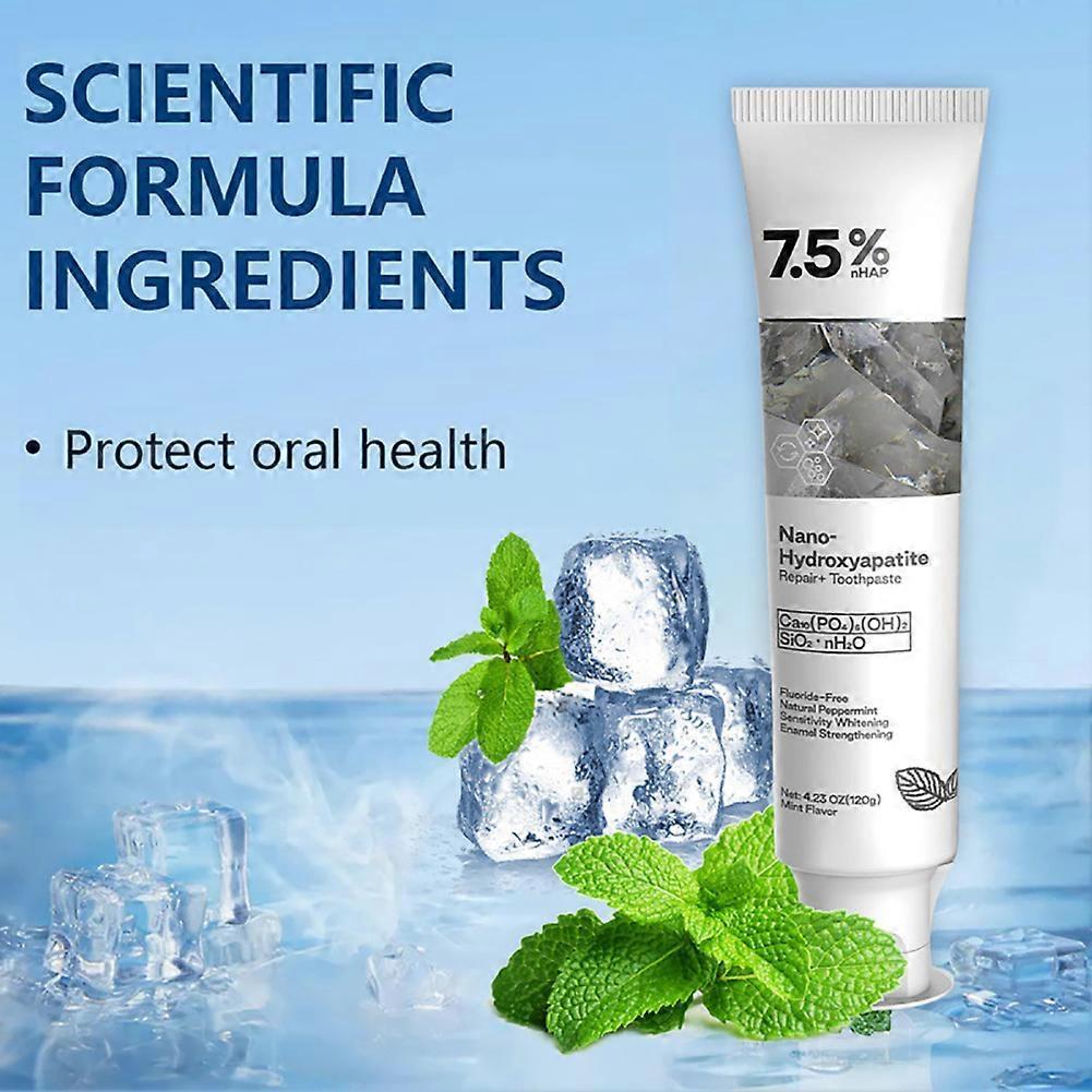 7.5% Nano-Hydroxyapatite Toothpaste Intensives Whitening Tooth Paste Refreshing Breath Teeth Whitener