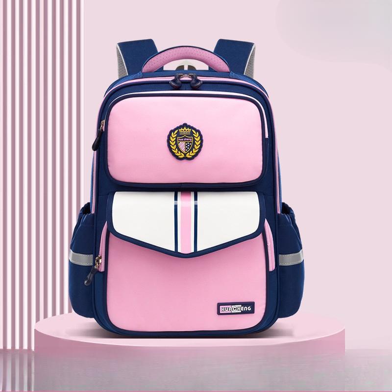 British-style Backpack for Primary School Children From Grade 1 To Grade 6, Large-capacity Water-resistant and Fashionable Schoolbag