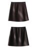 Rong Tai Vinegar Fiber Wool High-Waisted A-Line Mini Skirt - Elegant & Slimming for Petite Figures