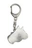 בוקסר, בוקסר גרמני IV - מחזיק מפתחות מצופה כסף עם כלב, קישוט לתיק יד, תליון לתרמיל של מותג Art-Dog