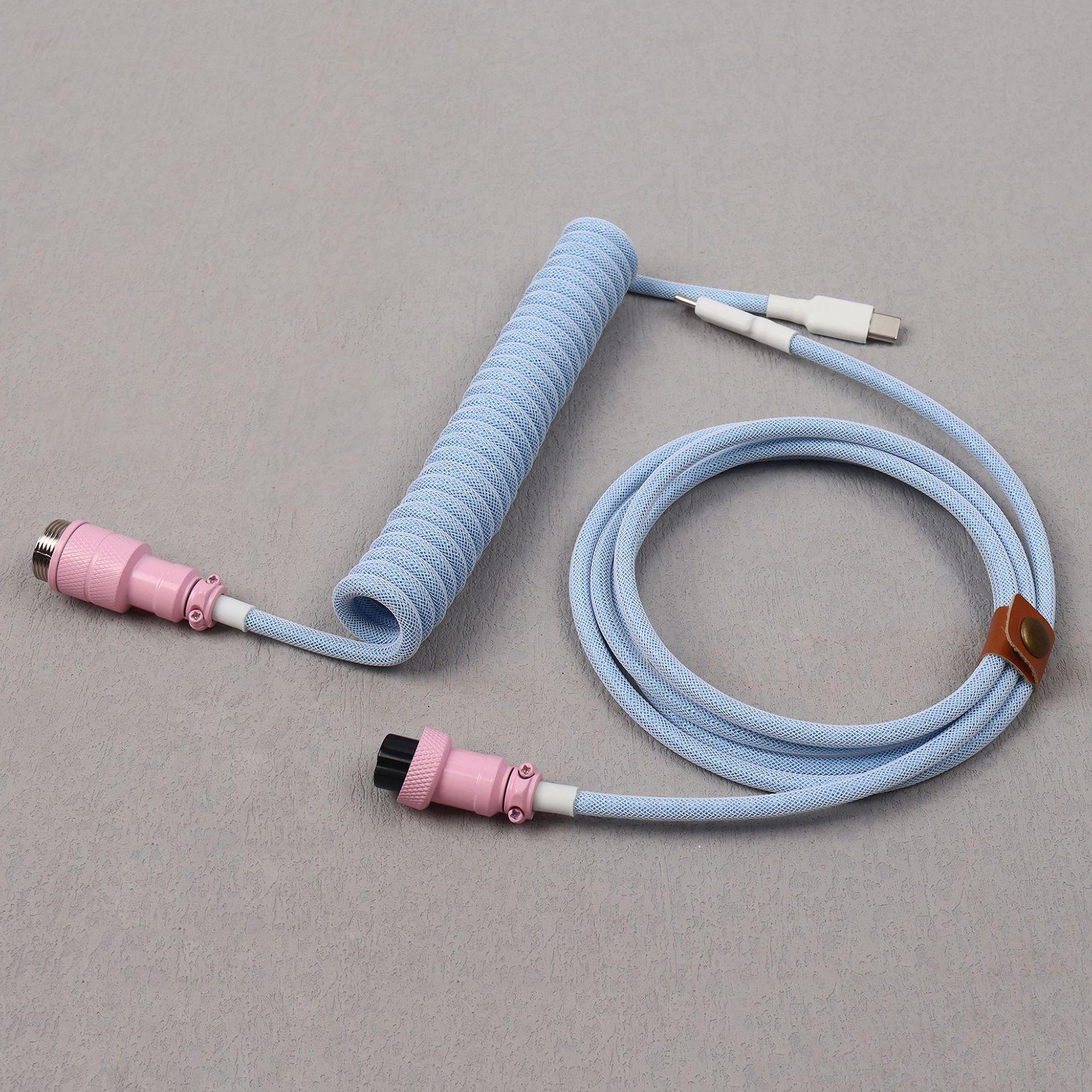 

Dual Type-C Braided Charging Cable for Keyboards & Laptops 1.5M Straight