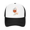 Užijte si svůj Aperol Spritz Čas Kempingové Síťované Baseballové Čepice Dámské Unisex Dospělí Unisex Plážový Coquette Klobouk Trucker Čepice