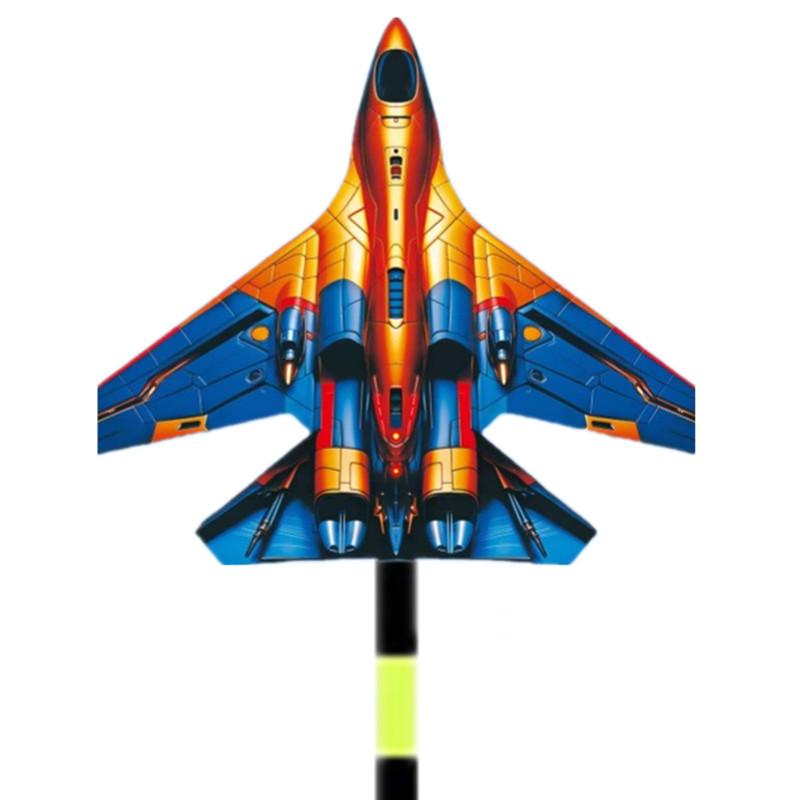 Stealth Fighter Airplane Kite: Easy-to-Fly Children's Breeze Kite