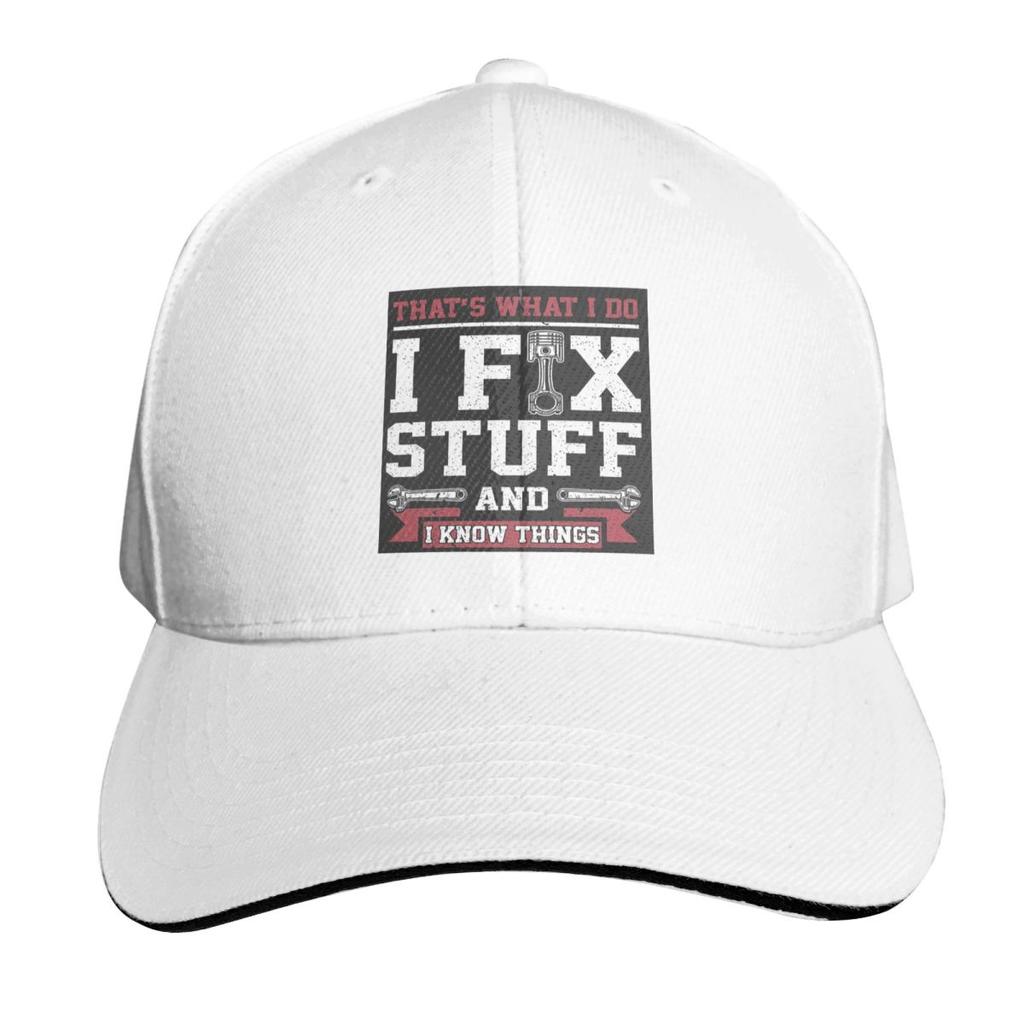 Thats What I Do I Fix Stuff And I Know Things Cap Fashion Casual Baseball Caps Adjustable Hat Hip Hop Unisex Baseball Hats