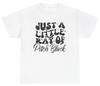 Just A Little Ray Of Pitch Black T Shirt Funny Spooky Relatable Creative Tee