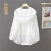 Summer Sun-Protective Clothing Coat Women Thin Outerwear Short Loose Simple Overcoat Versatile Sunscreens Jacket Female
