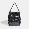 Y2k Ita Bag Large Capacity Tote Bag Star Dot Print Japanese Backpack Girl Srtiped Pocket Drawstring College Student Shoulder Bag