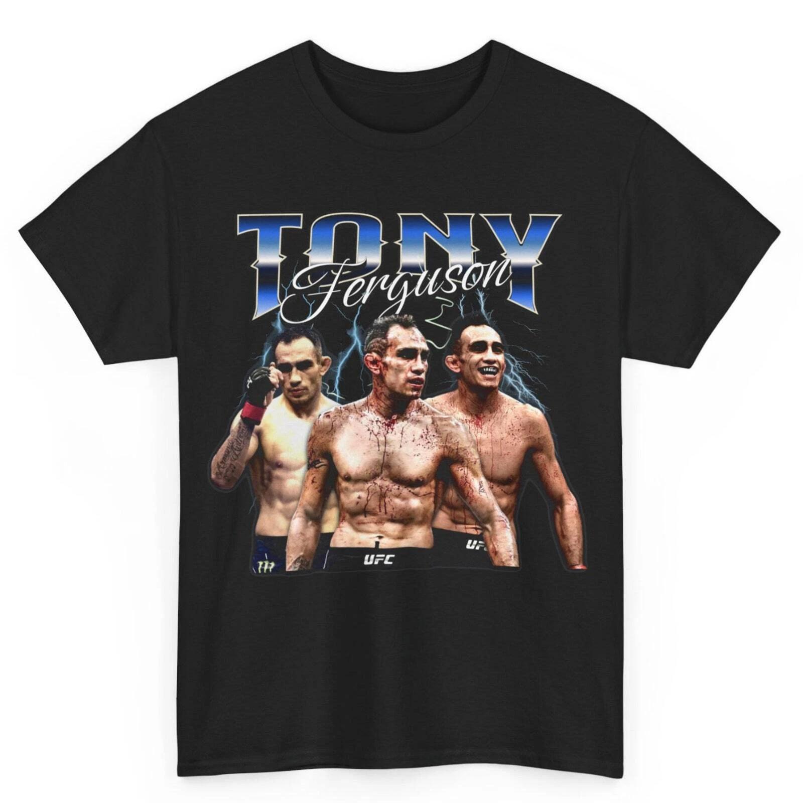 Men s and Women s T-shirts Tony Ferguson Shirt Fighter MMA Champions United States Jiu Jitsu Boxing XL