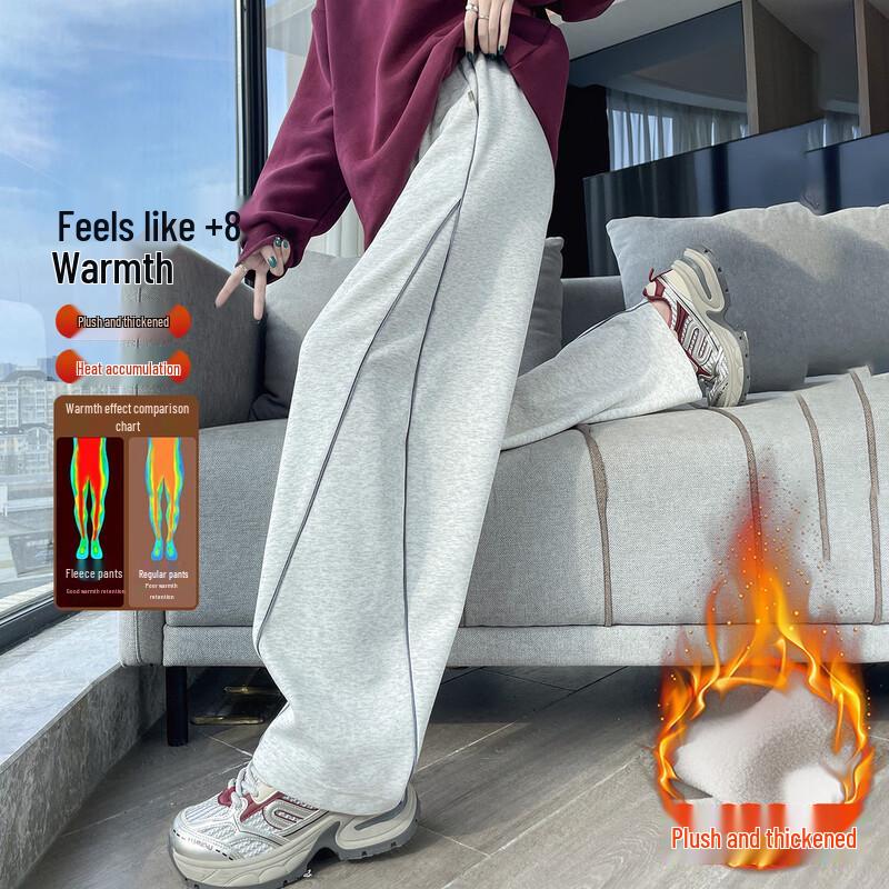 Baleno Women's High-Waist Curved-Leg Casual Pants