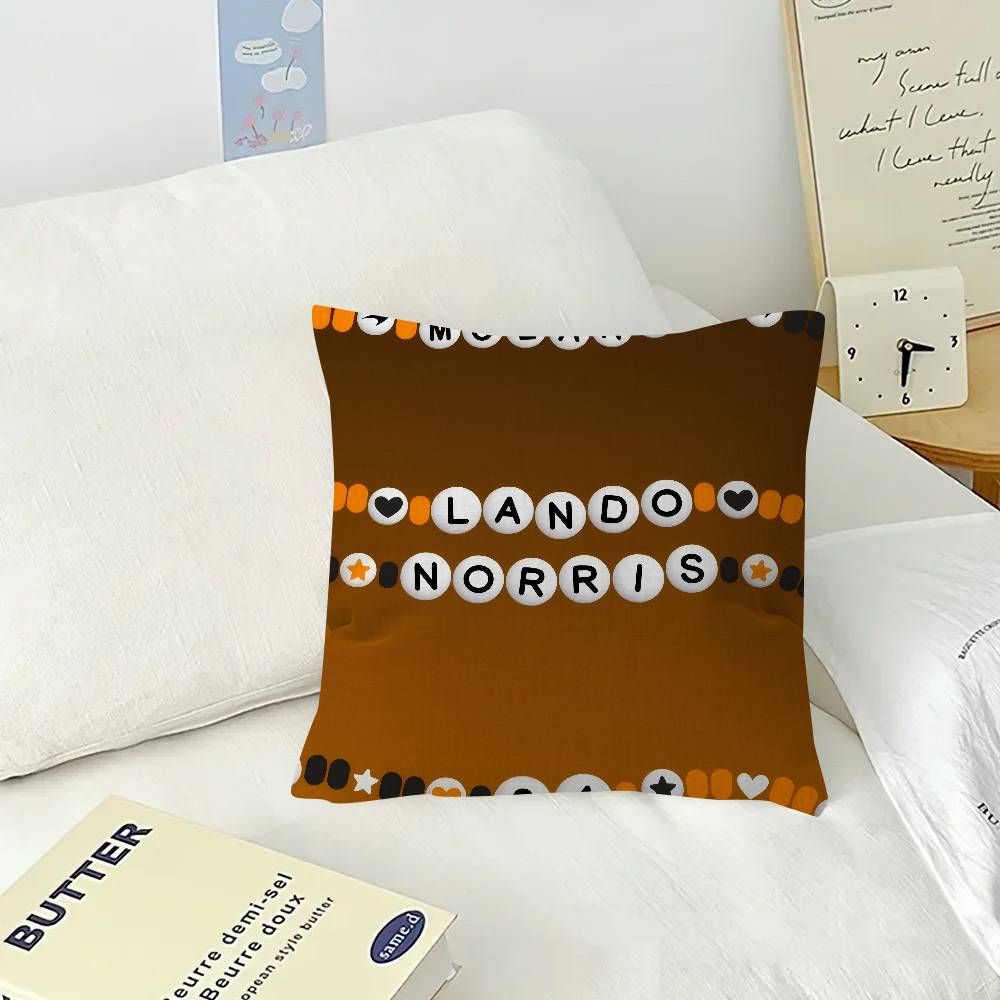 Racing Driver Pillow Gift Home Office Decoration L-Landos Bedroom N-Norris Sofa Car Cushion Cover case 45x45