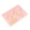 Medical Silicone Suture Practice Pad, Skin Suture Kit Training Model, Surgical Suture Pad, Human Traumatic Skin Model