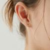 MAYBETOI 14k Cubic Pearl One-Touch Earrings (2 Types)