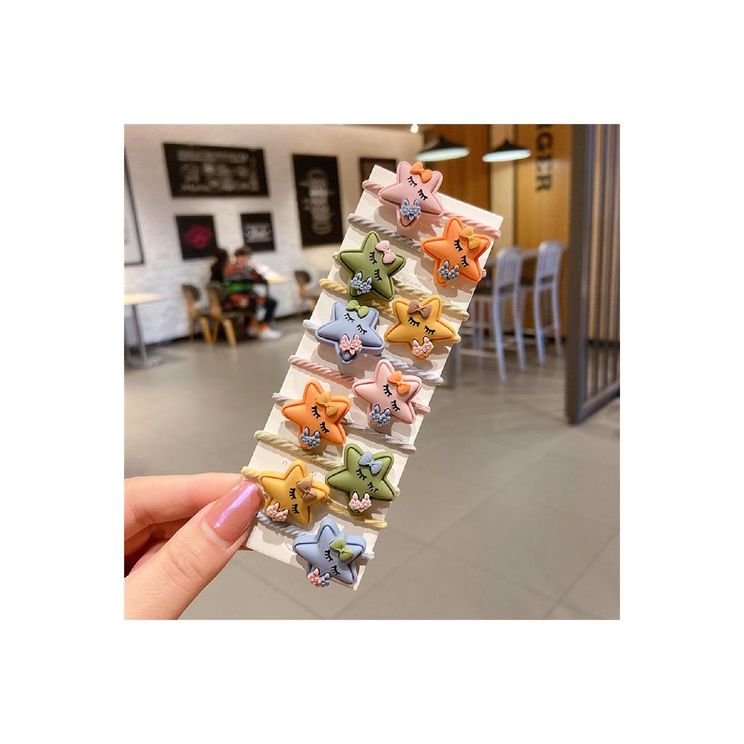 

Набір дитячих еластичних пряжок So-much 10 предметів-9