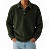 Men's  Casual Outdoor Lapel Corduroy Pullover Long-sleeved Top