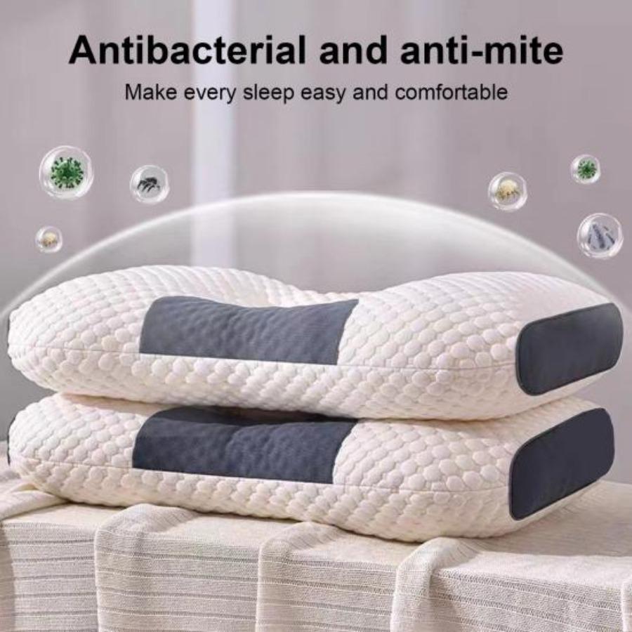 1PC Pernă de dormit Rebound rapid Îngrijirea gâtului Ameliorează oboseala Pernă cervicală cu textura moale convenabilă