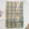 New high-end atmosphere plaid autumn and winter versatile scarf women's winter Korean version imitation cashmere student warm scarf