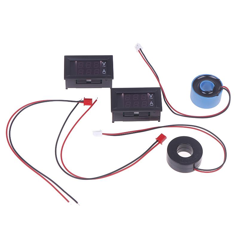 Ac 50-500V Digital Lcd Voltmeter Ammeter 10A 50A 100A 220V Voltage Current Meter Tester Detector Current Transformer