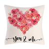 New Valentine's Day Pillow Cover Love Balloon Bicycle Cushion Cover Flamingo Home Decor