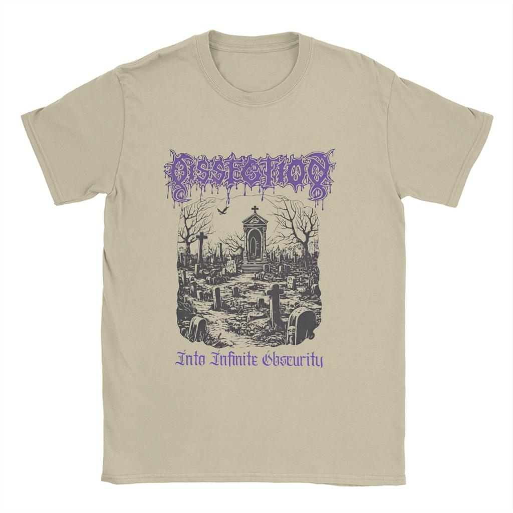 Dissection Band T-Shirt Summer Rock  Band Cotton T Shirts For Men Fashion Custom Logo Tshirt Short Sleeve Vintage Tees