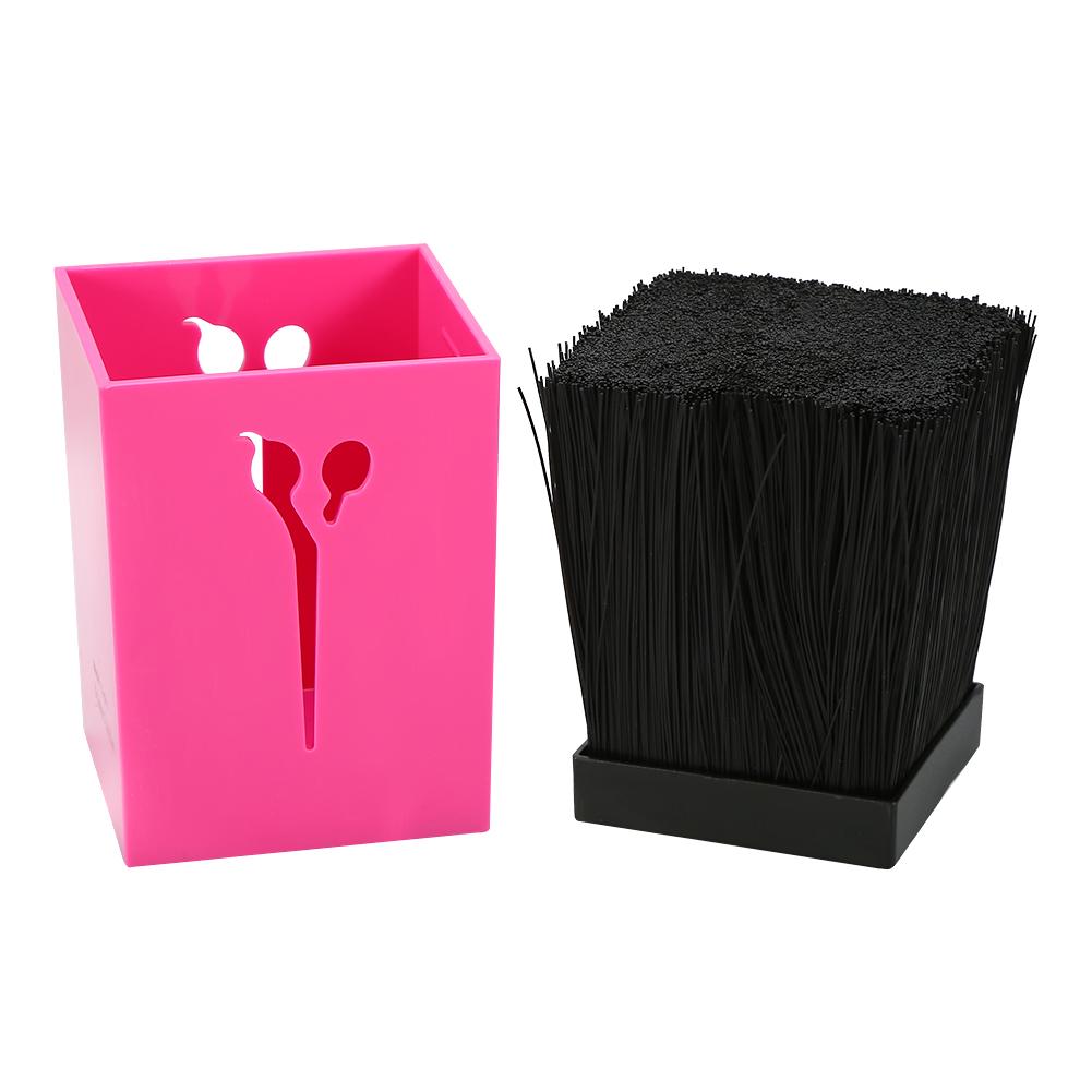Professioneller Salonkämme Koffer Aufbewahrungsbox für Haarspangen Friseurscherenhalter (Rose Rot)