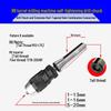 Self-Tightening Self-Locking Drill Chuck 1-13mm/1-16mm with Morse Taper Hole for Drill/Mill Machines