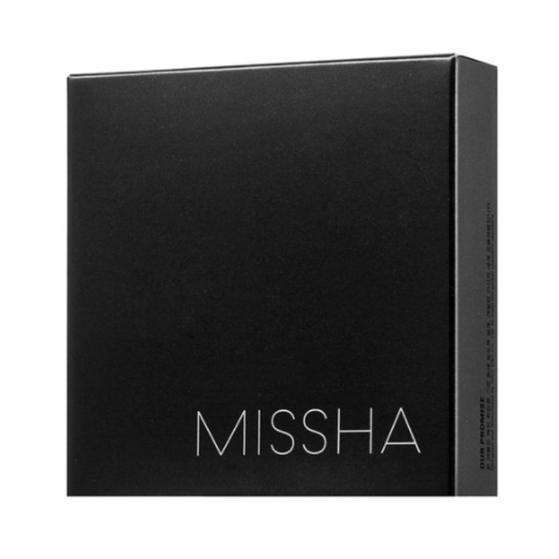 MISSHA Signature Dramatic Two Way Pact SPF25 PA++ Foundation Powder Pact Natural Coverage Long Lasting Makeup 9.5g
