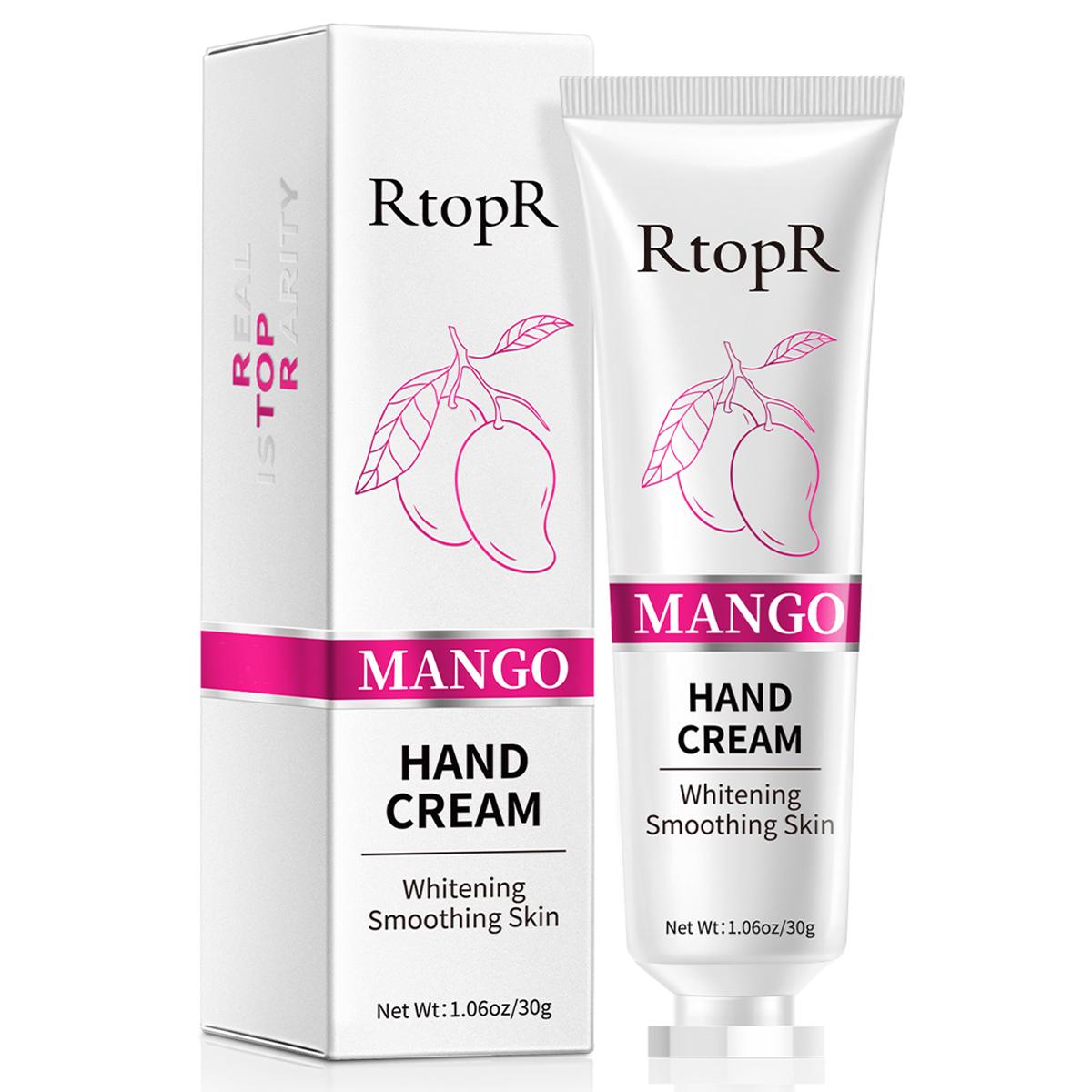 

RtopR Крем для рук «Манго», отбеливающий, увлажняющий и разглаживающий руки 1pcs