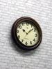 Orologio da Parete Radiocomandato Retro Suntel DQL729A-AN, Marrone Antico, Made in Japan