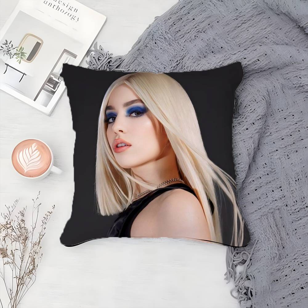 POP Singer A-Ava Max-MT Younger Style Pillow Case Printing Pillowcase Living Room Sofa Cushion Cover Bedroom Room Decor