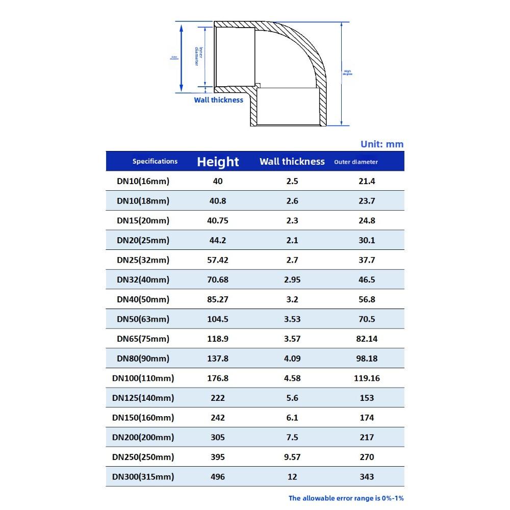1Pc 16~50mm Black PVC Pipe Connector Elbow Joints Aquarium Drainage Tube Fittings Garden Irrigation DIY Accessories