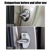 4pcs Car Door Lock Protective Cover Metal Sticker For Volkswagen VW GTI R Golf Polo Tiguan Passat Jetta Lavida Rline Accossories zj3