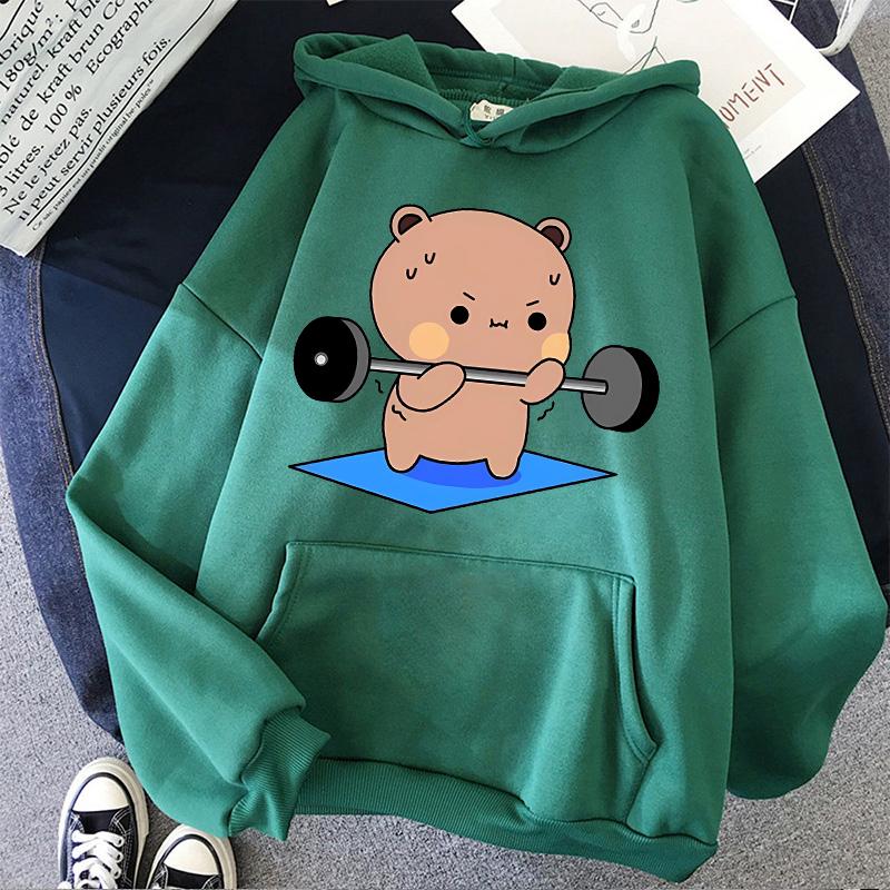 2024 Damen Herren Gothic Streetwear Kawaii Vintage Cartoon Sweatshirts Lustige Grafik Kapuzenpullover Bubu Dudu Y2k Print Hoodies Kleidung