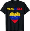 Venezuela Map 7 Stars Flag TShirt Woman Man Vintage Fashion Casual High Quality Cotton Printed Tshirt Outdoors Simple Style