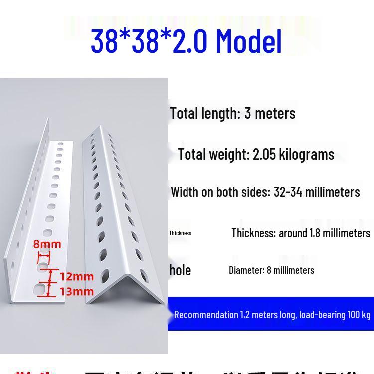 Adjustable Stainless Steel Angle Iron Shelf Rack