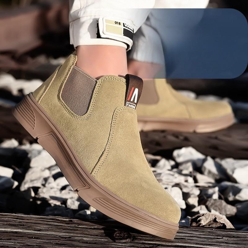 

Non-slip Durable Men s Soft Soled Safety Shoe Design Protective Shoes with Anti Smashing and Anti Piercing Properties Work Boots 35