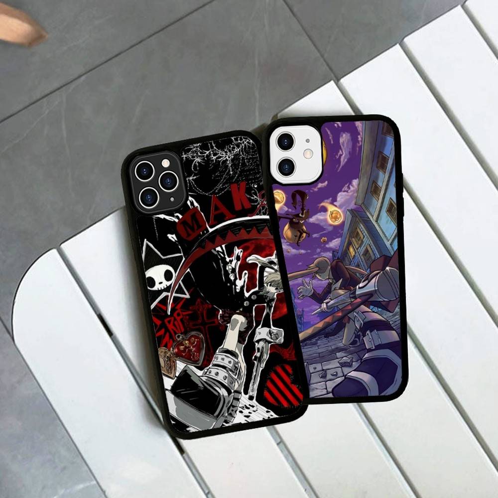 Anime Soul E-Eater Phone Case For iphone 11 12 13 14 15 Pro Max 17 16 Plus Hard PC+TPU Back Cover