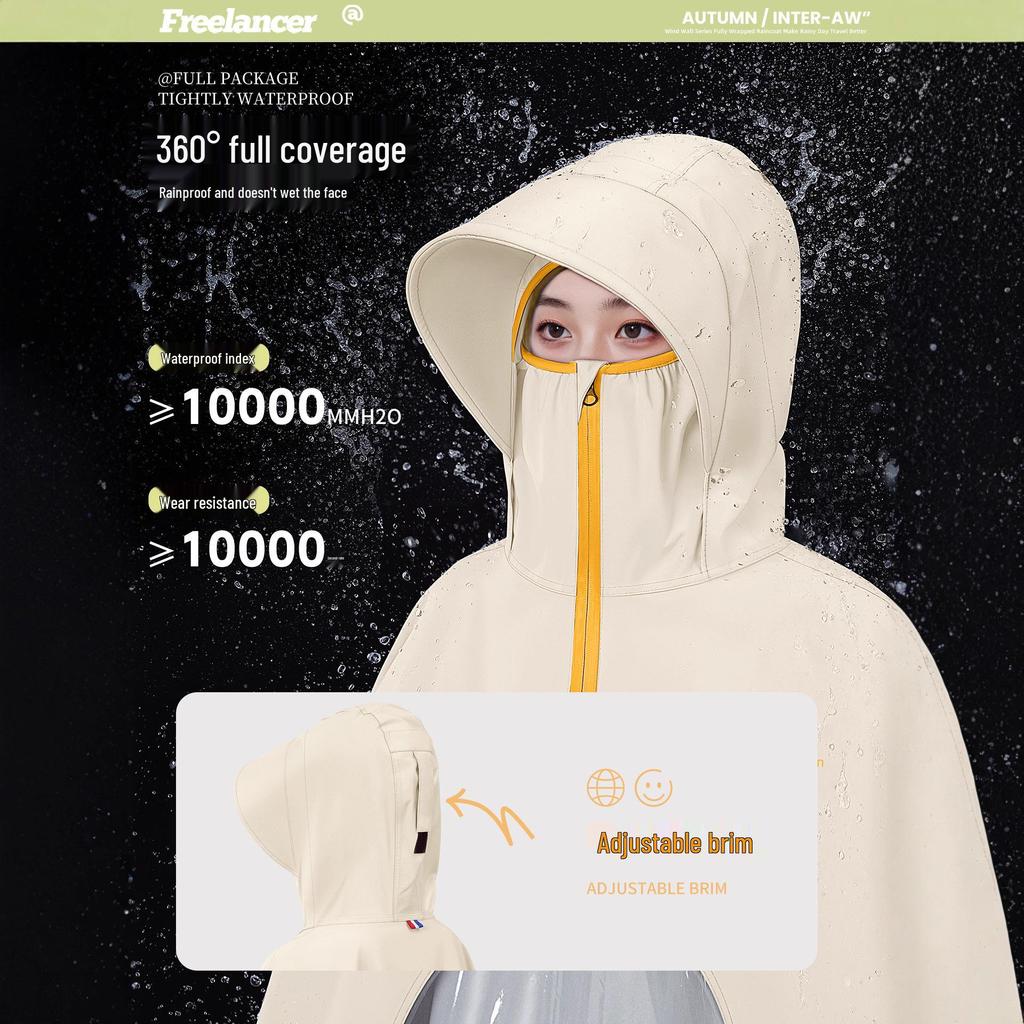 Universal Electric Vehicle Raincoat: Riot-Proof, Oxford Cloth, Unisex Poncho, Plus Size, Long Style Motorcycle Cover