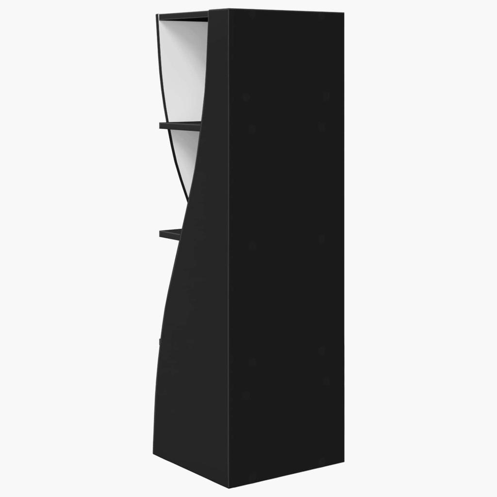 Corner Cabinet Black 32 x 32 x 102 cm Engineered Wood