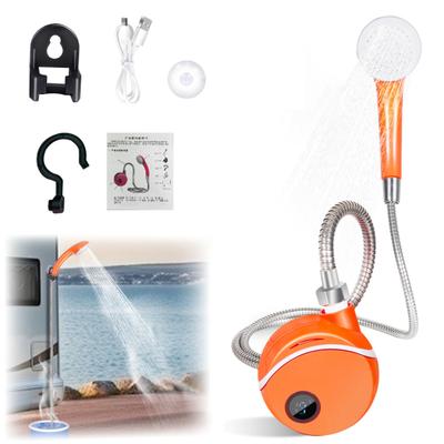 Φορητή Αντλία Ντους Κάμπινγκ Επαναφορτιζόμενη με USB Εξωτερικού Χώρου Κάμπινγκ Πεζοπορία Πλύσιμο Αυτοκινήτου Κατοικίδιο