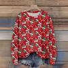 Women'S Christmas Sweater Cute Fun Christmas Sweater Fall And Winter Long Sleeve Knitted Sweater