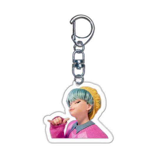 Witch Hunter Keychain Acrylic Anime Pendant Holder Vivid Character Expression Keychain Bag Accessory
